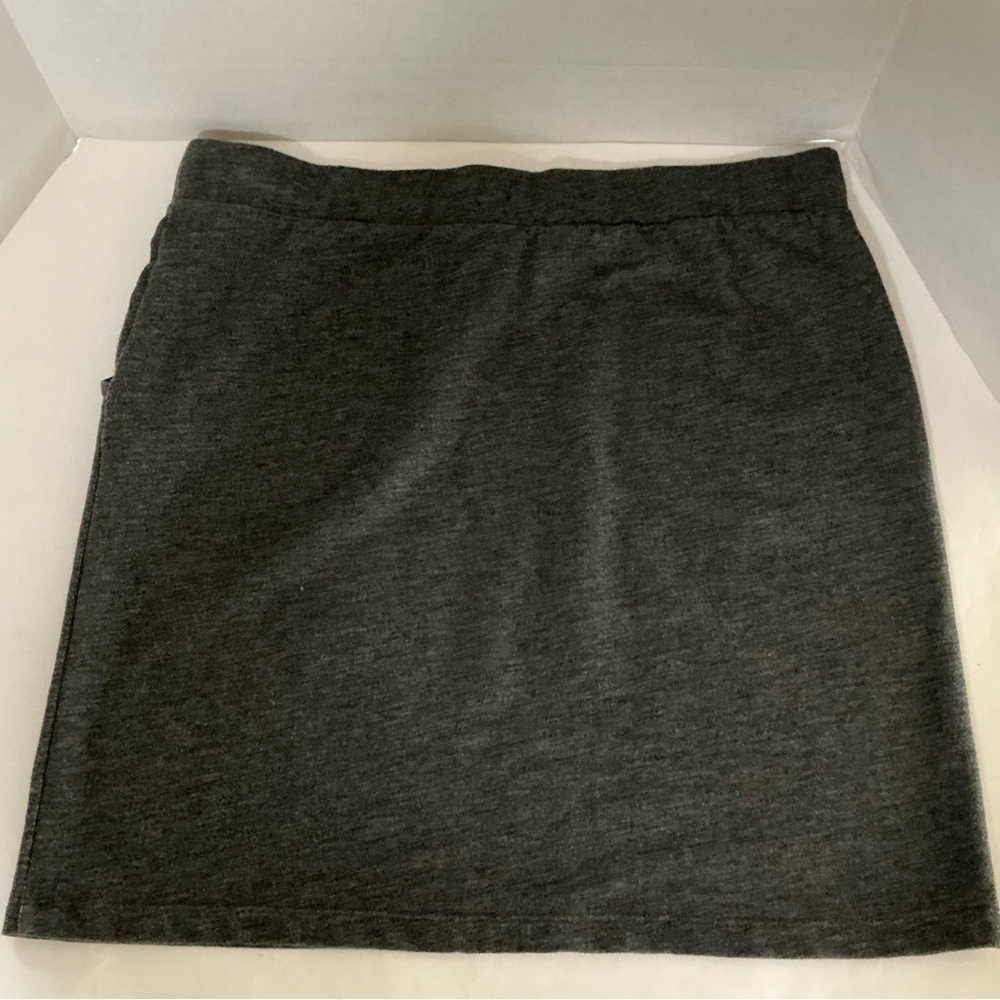 Sonoma Gray Mini A-line High Low Skirt - Picture 2 of 4